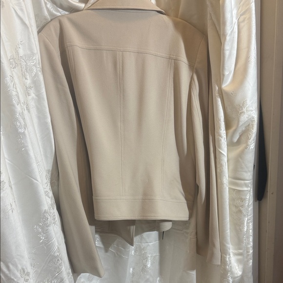 Ann Taylor Women's Khaki Moto Style Jacket - Picture 2 of 9